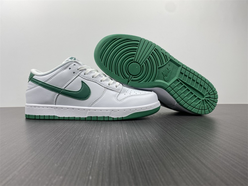 nike dunk low white green noise (w) - dd1503-112
