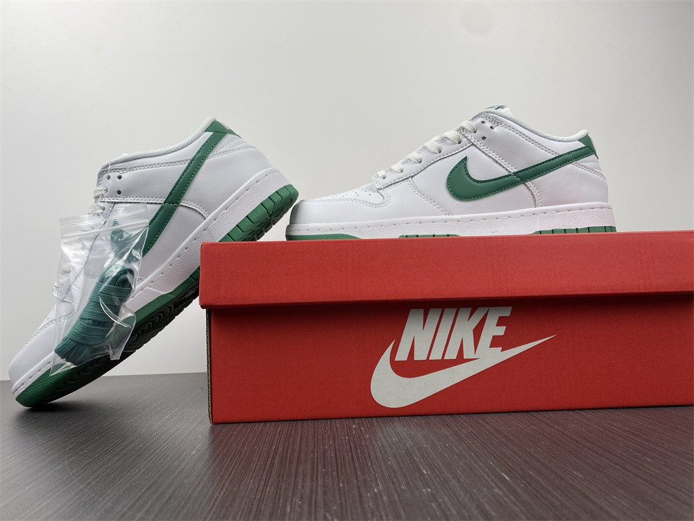 nike dunk low white green noise (w) - dd1503-112