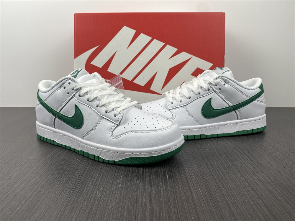 nike dunk low white green noise (w) - dd1503-112
