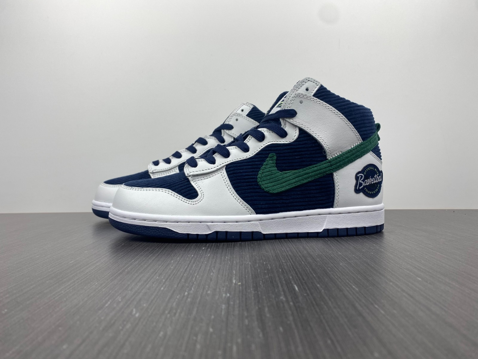 nike dunk high sports specialties white navy dh0953 400