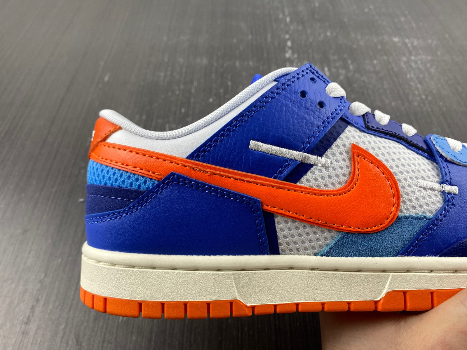 nike dunk low scrap knicks - dm0128-100