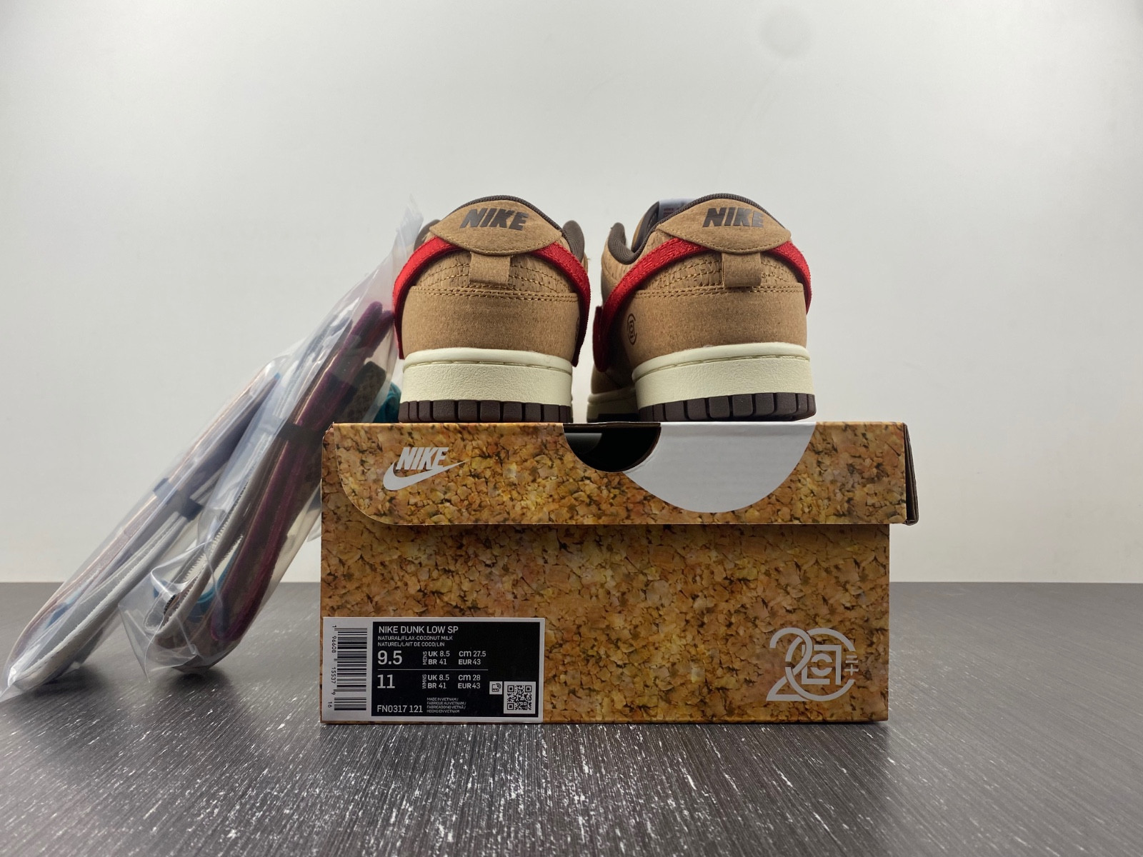 nike dunk low sp clot cork men