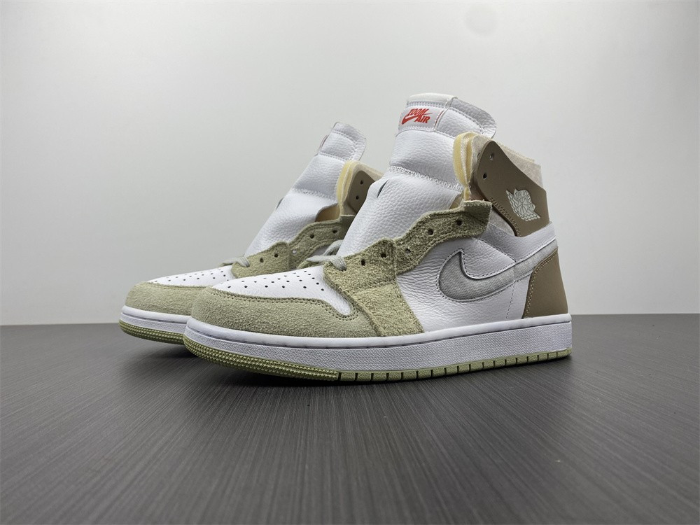 air jordan 1 zoom cmft olive aura ct0979-102
