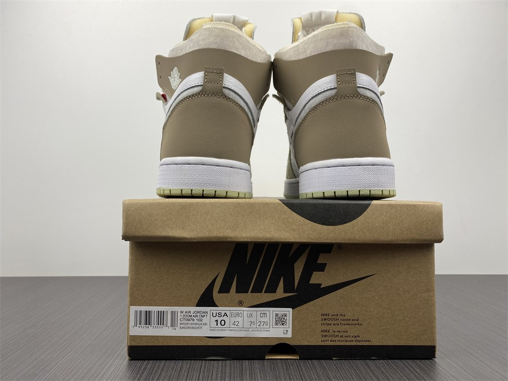 air jordan 1 zoom cmft olive aura ct0979-102