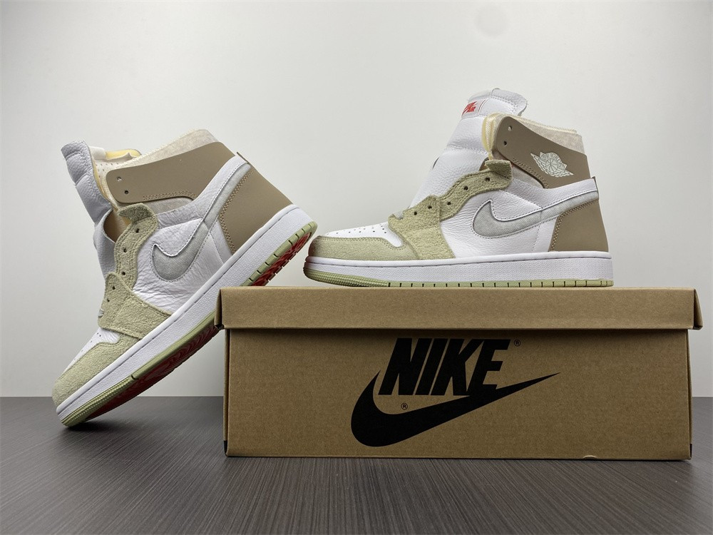 air jordan 1 zoom cmft olive aura ct0979-102