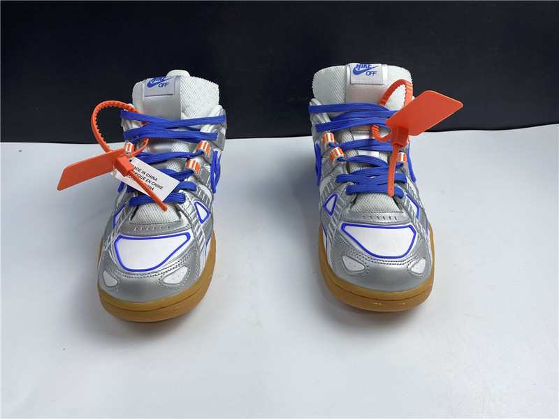 owt x nike air rubber dunk “university blue” cu6015-100