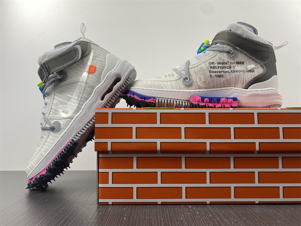 owt nike air force 1 mid white do6290-100