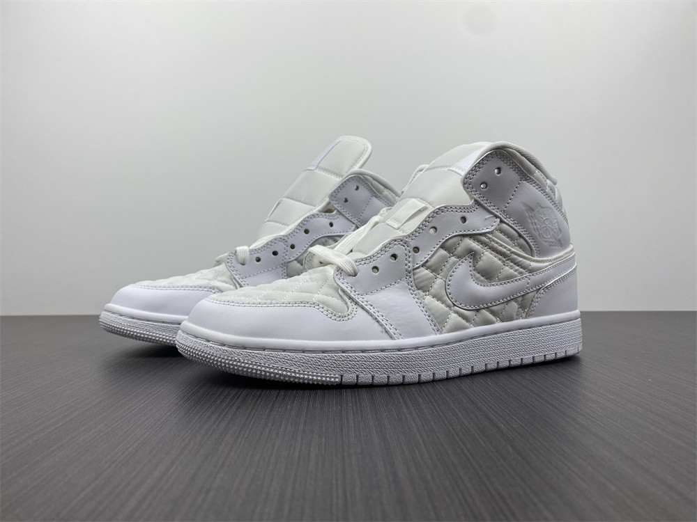 jordan 1 mid quilted white (w) - db6078-100