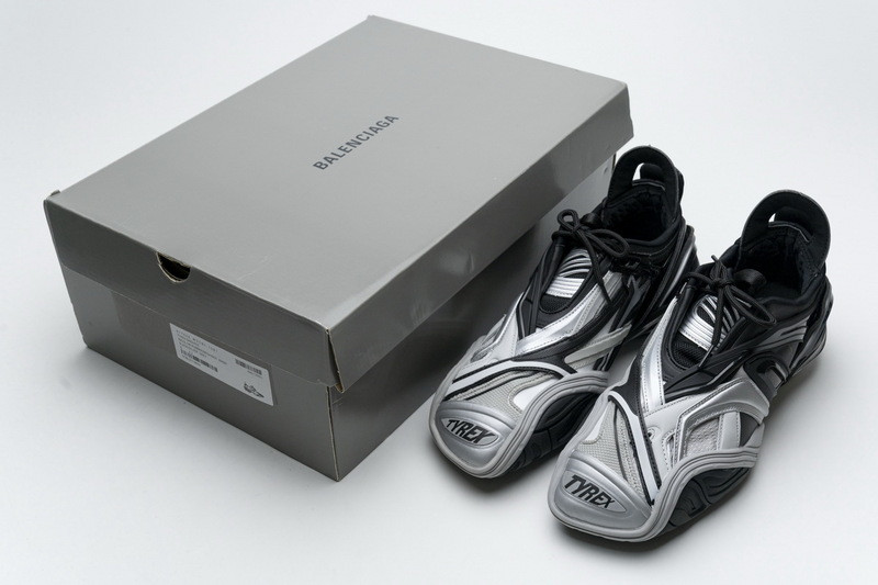Ba*len*cia*ga tyrex sneaker black silver grey 5.0 617535 w2cb1 1081