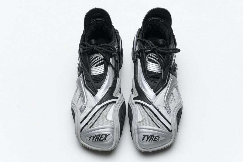 Ba*len*cia*ga tyrex sneaker black silver grey 5.0 617535 w2cb1 1081
