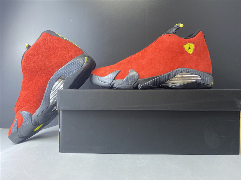 air jordan 14 “ferrari” 654459-670