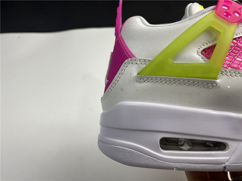 jordan 4 retro white lemon pink (gs) - cv7808-100