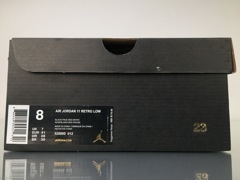 air jordan 11 retro low bred 528895- 012