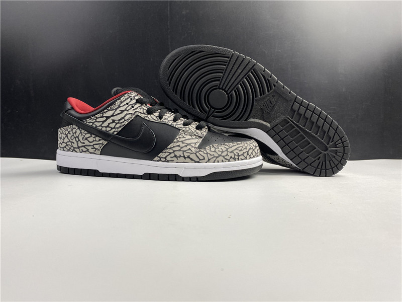 nike sb dunk low “black cement 304292-131