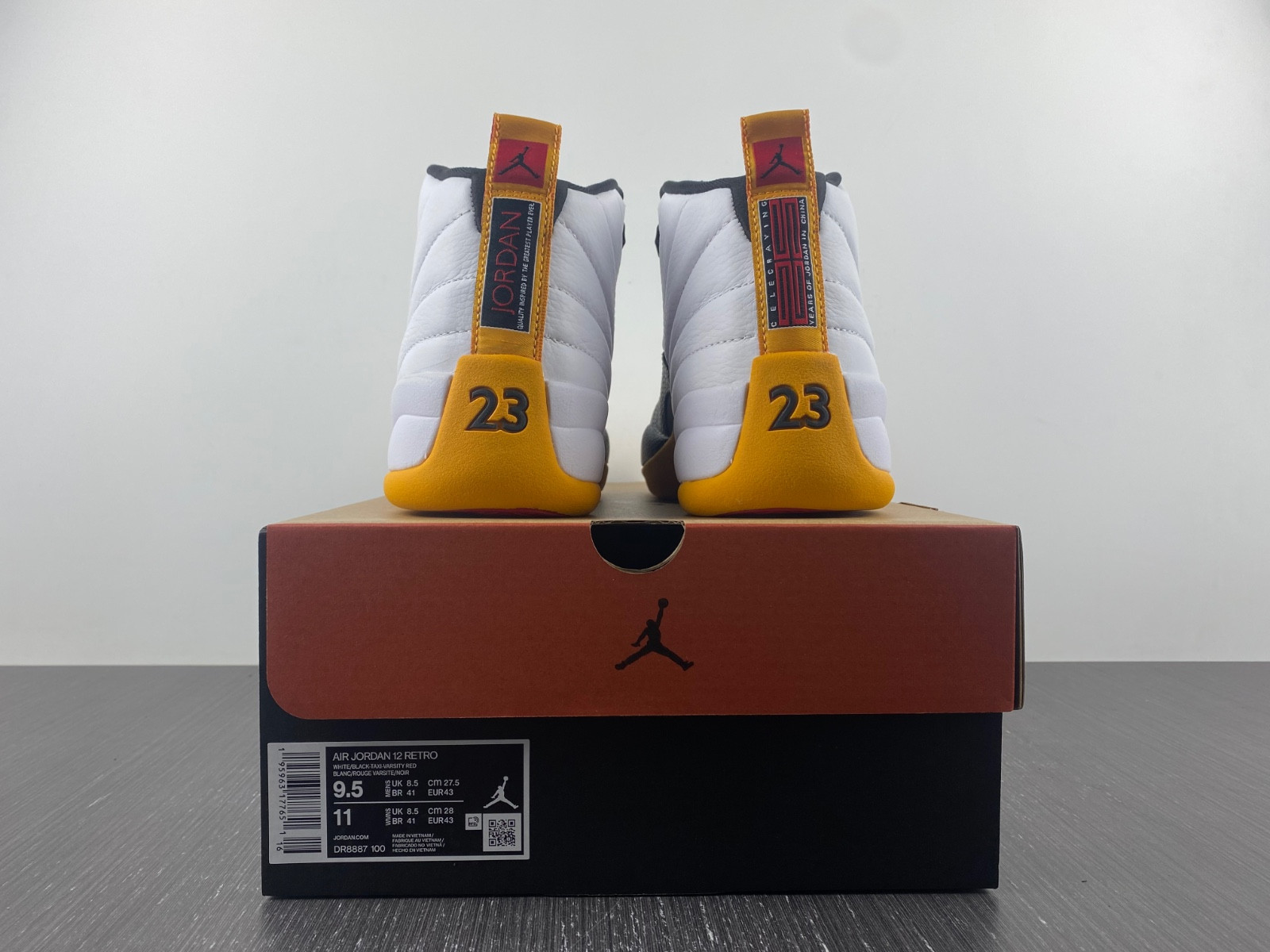 air jordan 12 “25 years in china dr8887-100