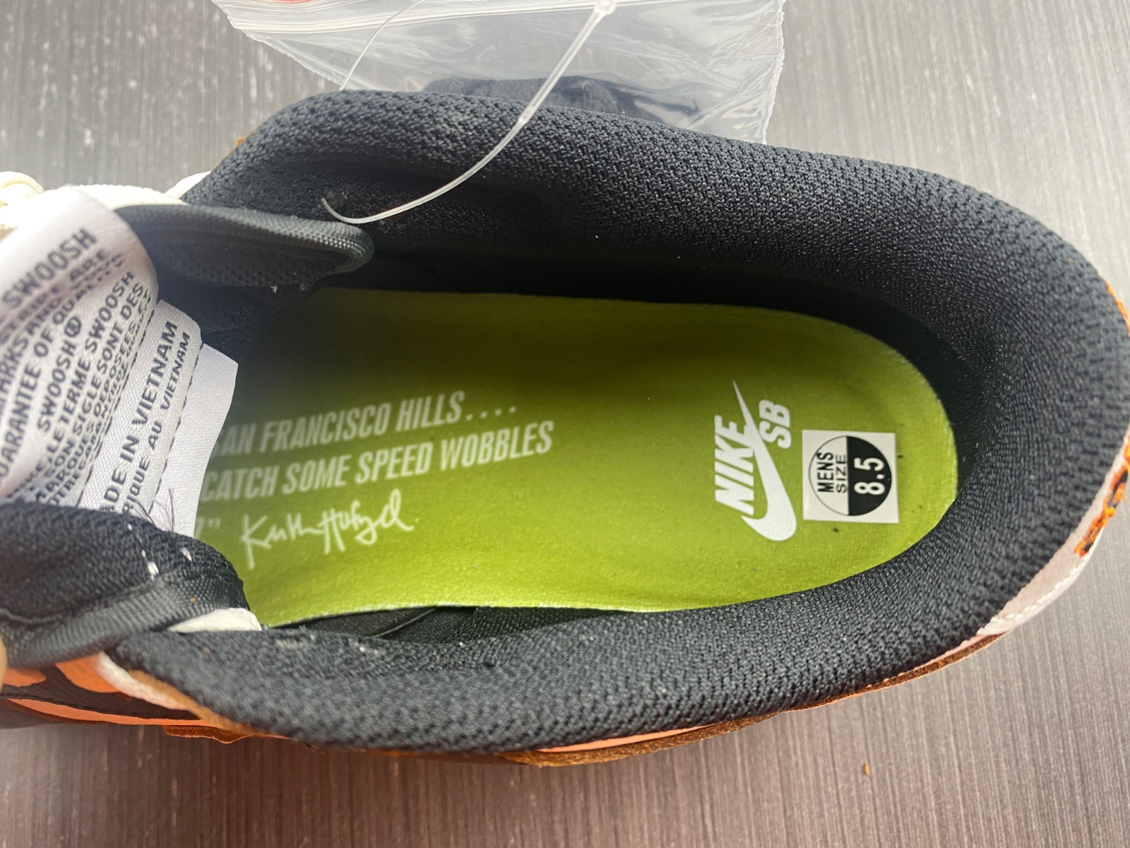 nike sb dunk low huf san francisco - fd8775-001