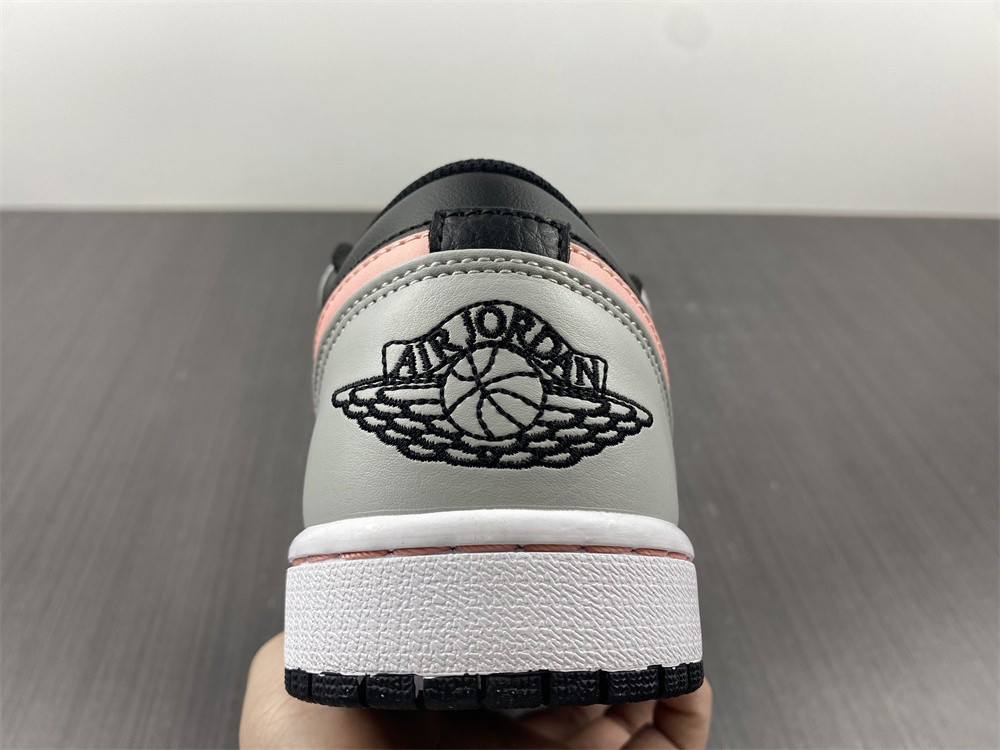 air jordan 1 low white grey black pink 553558-062