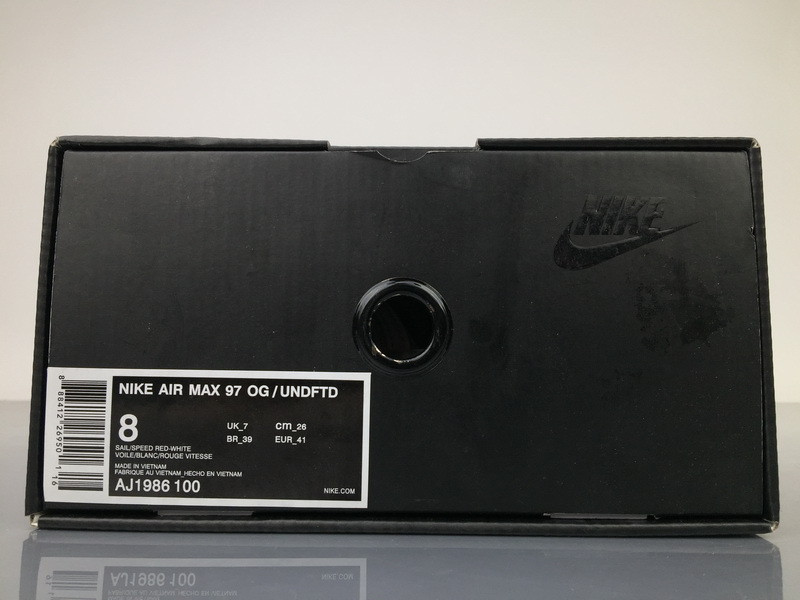 nike air max 97 og/ undftd undefeated aj1986 -100