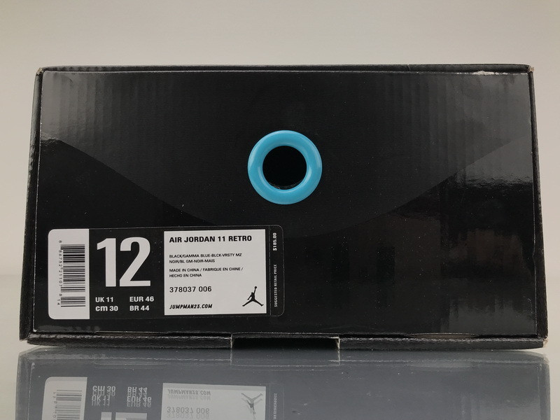 air jordan 11 retro gamma blue 378037- 006