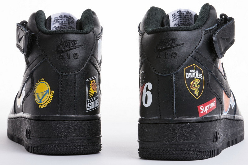 nike air force 1 mid nba black aq8017-001