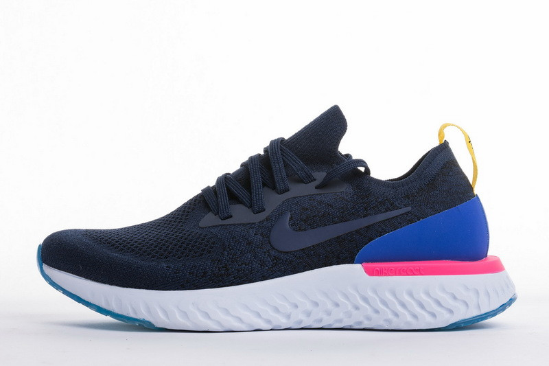 nike epic react flyknit college navy aq0067-400