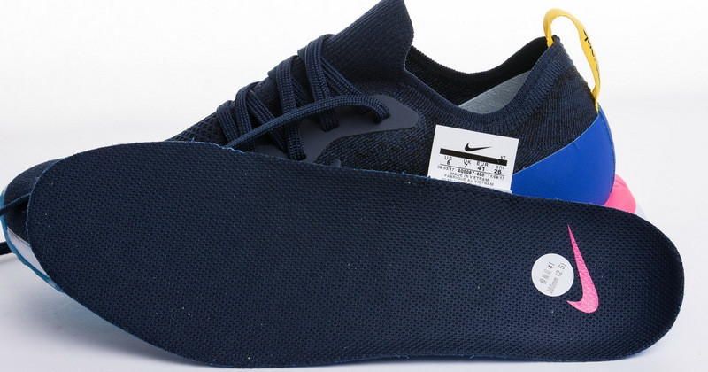 nike epic react flyknit college navy aq0067-400