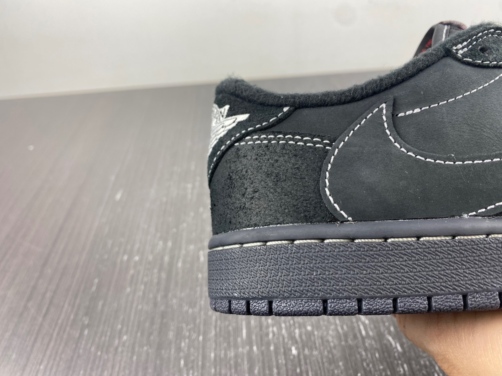 ravis scott x air jordan 1 low “black phanT0m” dm7866-001