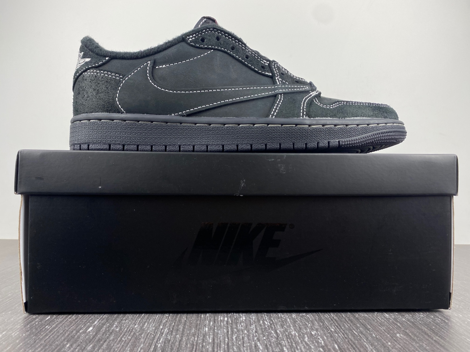 ravis scott x air jordan 1 low “black phanT0m” dm7866-001