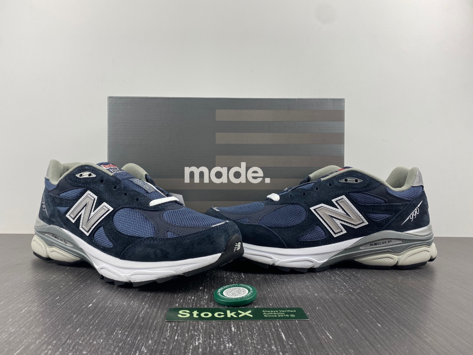 new Ba1an*e 990v3 m1vsa navy denim - m990nb3