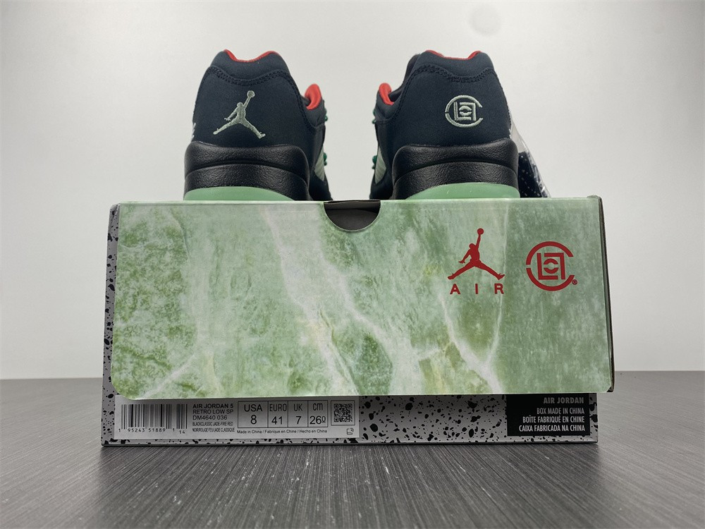 jordan 5 retro low clot jade - dm4640-036