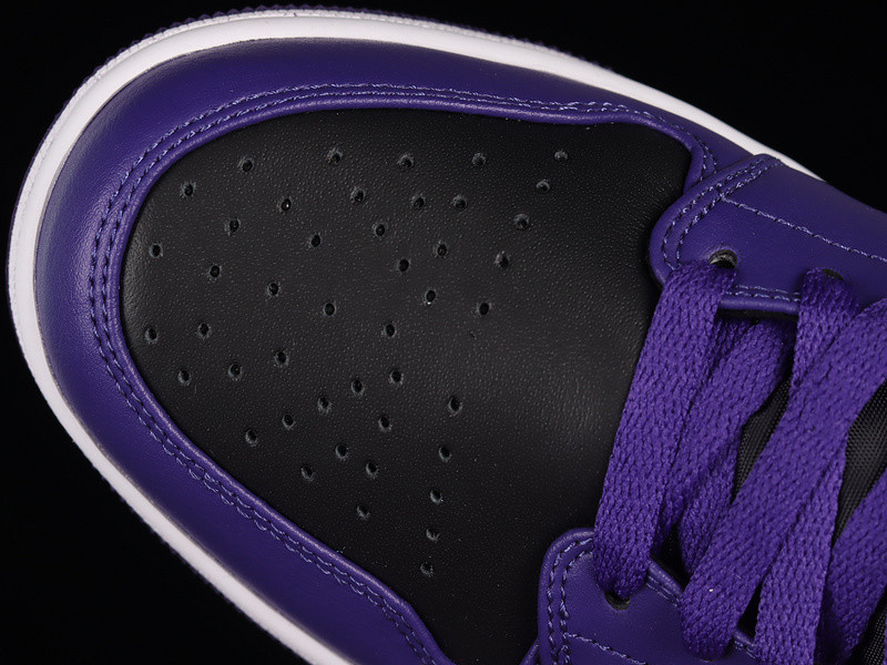 jordan 1 mid purple black (women