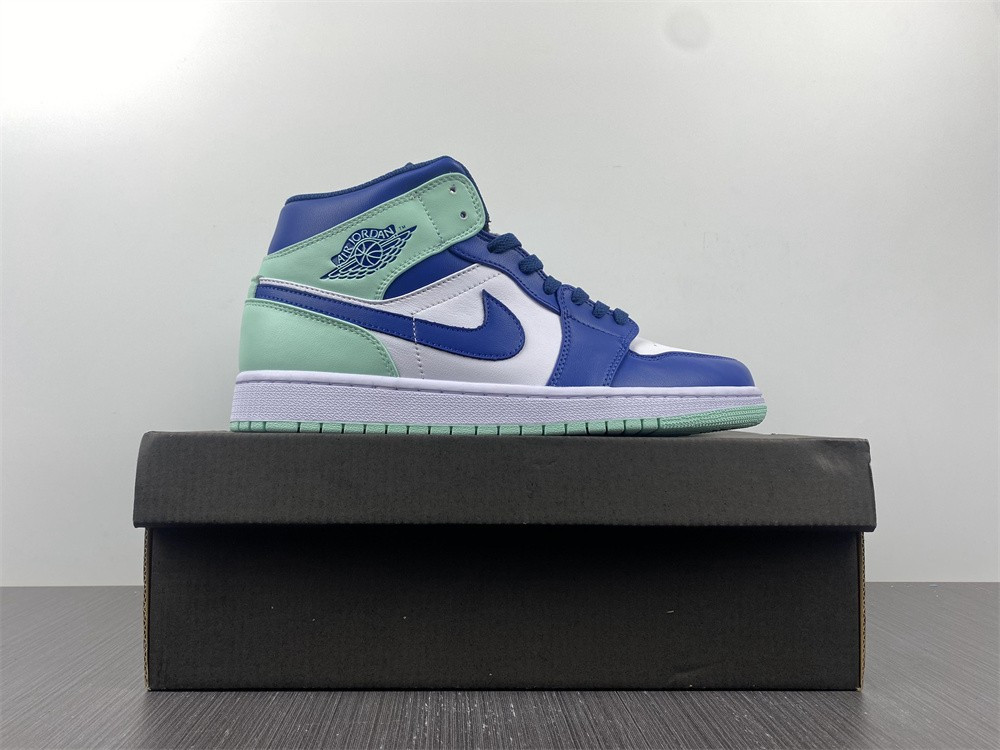 jordan 1 mid mystic navy mint foam - 554724-413