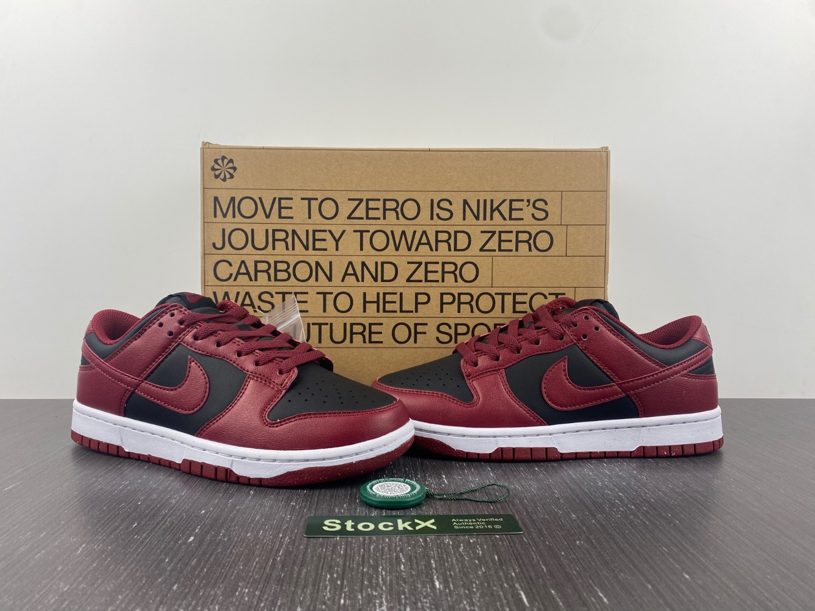 nike dunk low next nature dark red black dn1431-002