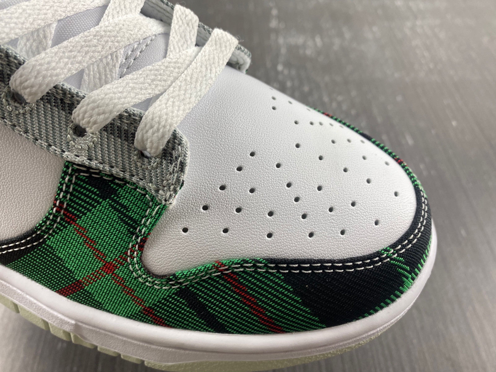 nike dunk low tartan plaid - dv0827-100