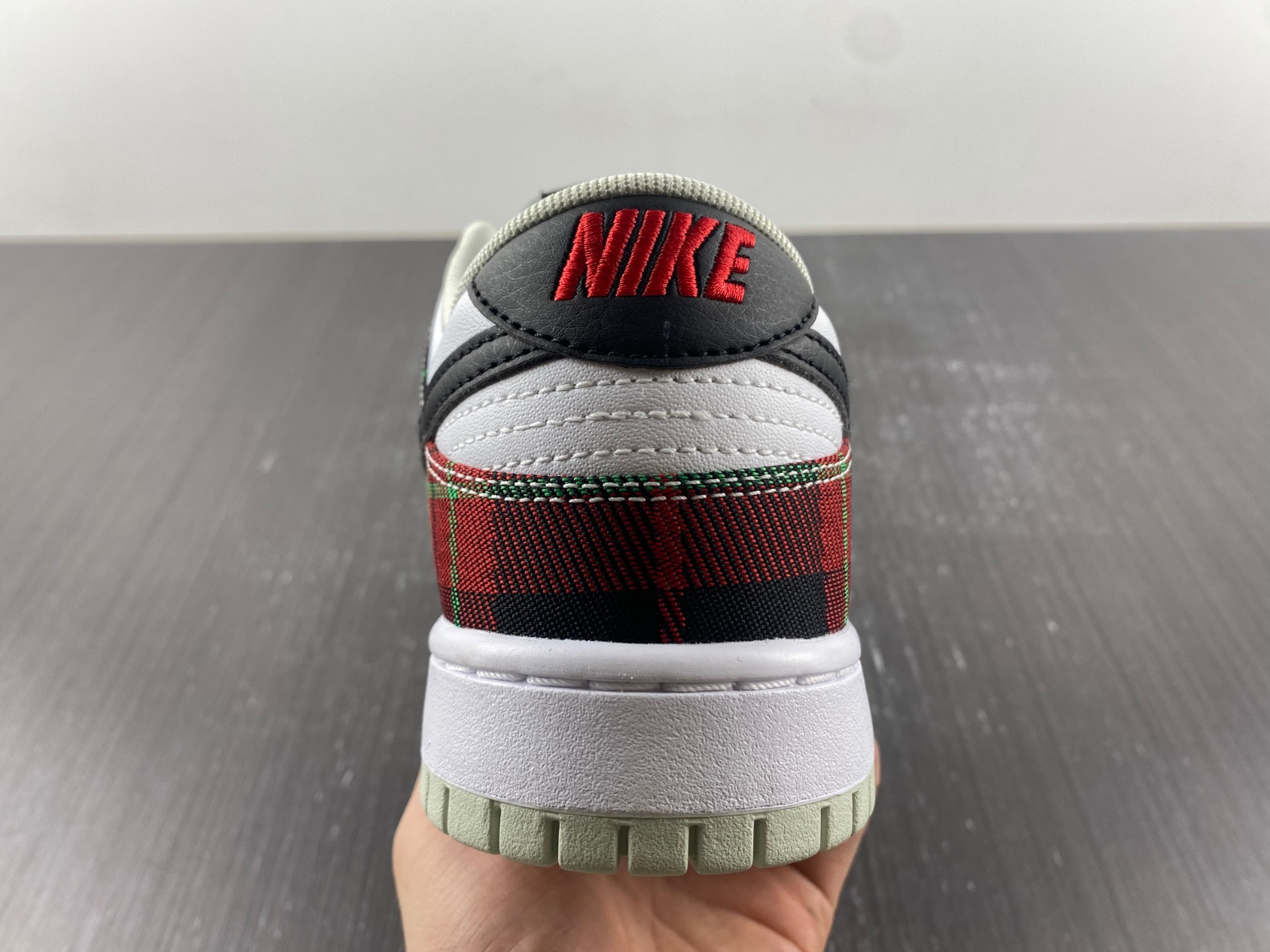nike dunk low tartan plaid - dv0827-100
