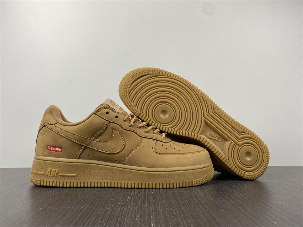 nike air force 1 low sp S*p reme wheat dn1555-200