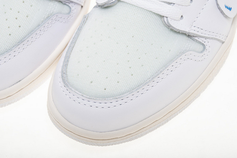 owt nike air jordan 1 retro high white aq0818-100