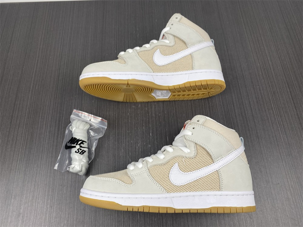 nike sb dunk high unbleached pack da9626-100
