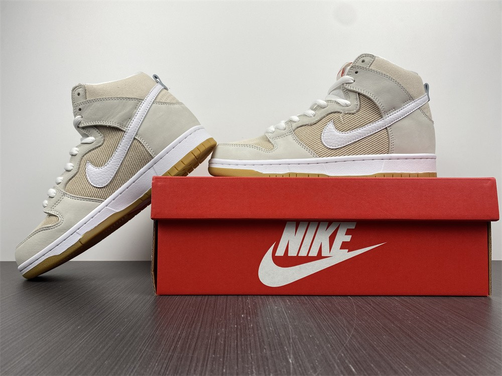 nike sb dunk high unbleached pack da9626-100