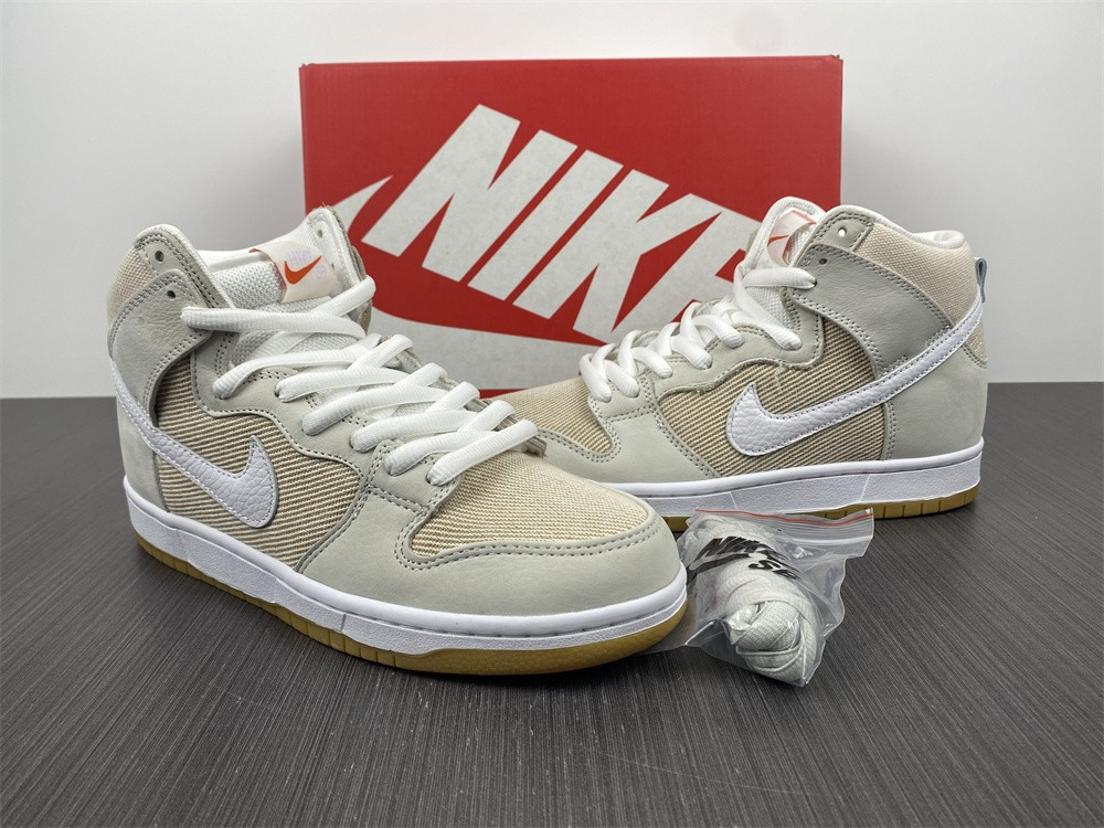 nike sb dunk high unbleached pack da9626-100