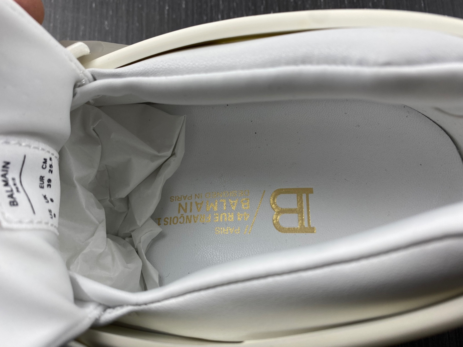 balmain neoprene and leather unicorn low-top sneakers am1vj309