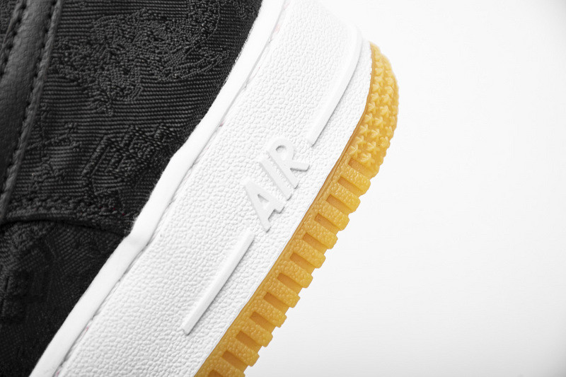 fragment clot nike air force 1 black cz3986-001