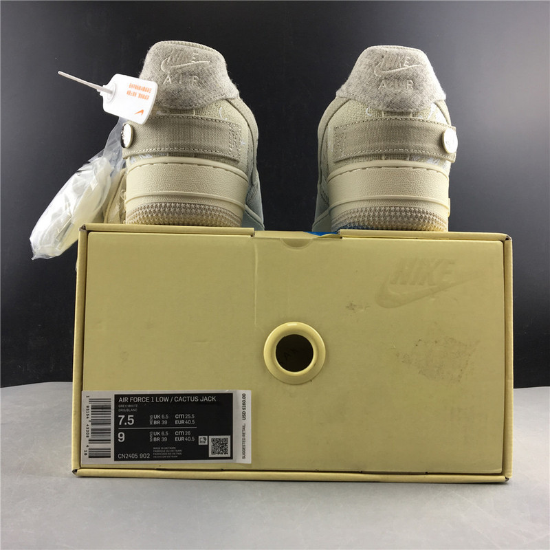 af1 x travis scott ts gray white cn2405-902