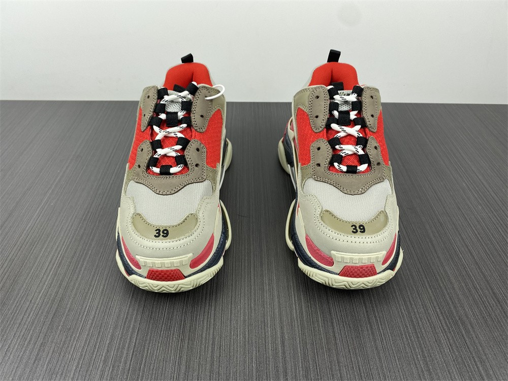 Ba*len*cia*ga triple s white red black 1.0 sneaker