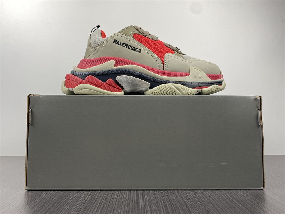 Ba*len*cia*ga triple s white red black 1.0 sneaker