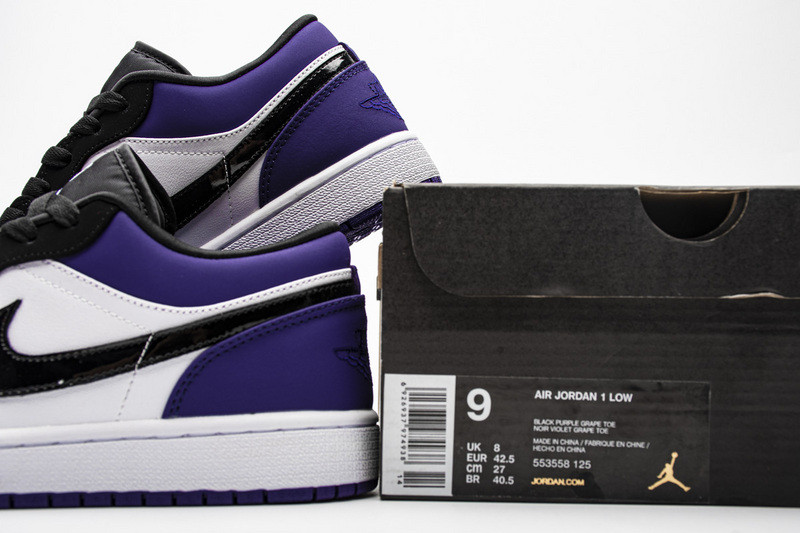 jordan 1 low court purple 553558-125
