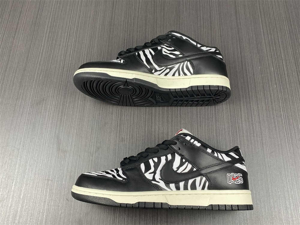 quartersnacks x nk sb dunk " zebra" dm3510-001