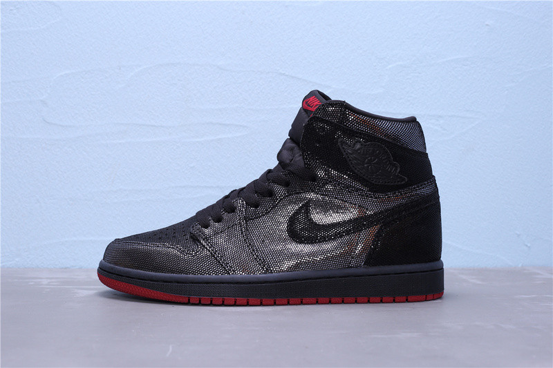 2019 air jordan 1 retro high og black/gym red dc7071-001