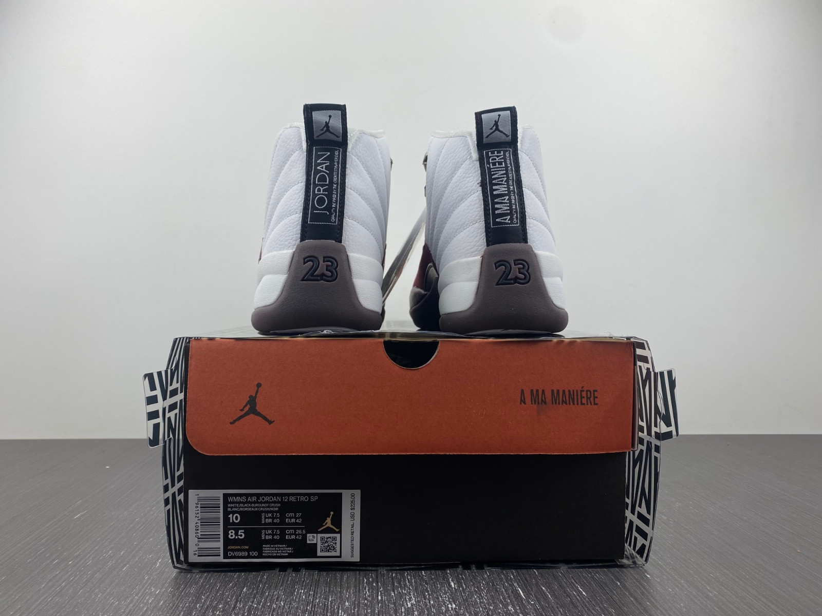 air jordan 12 white a ma maniere dv6989-100