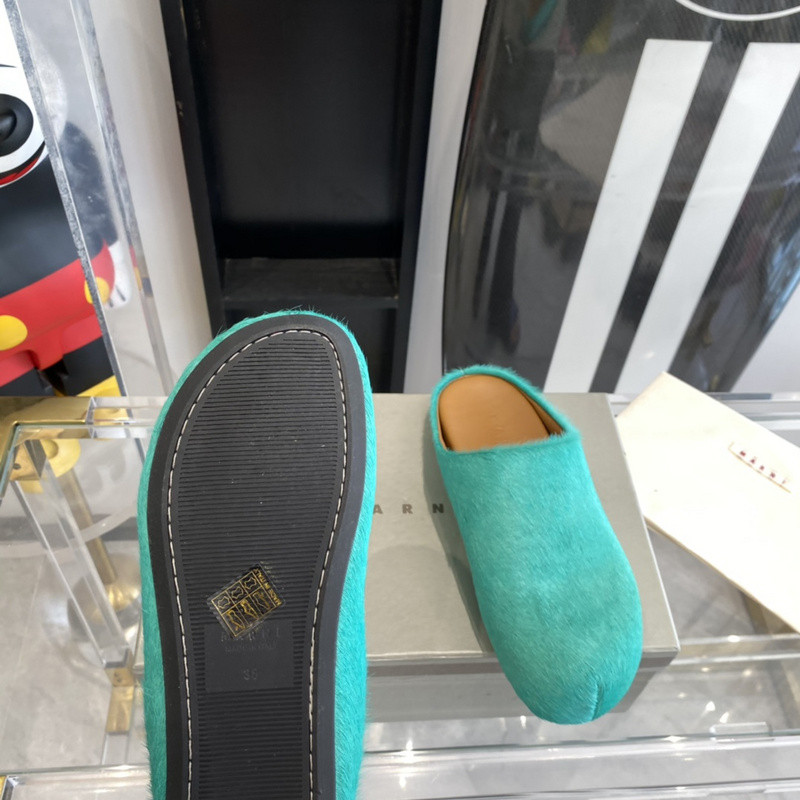 Ma*n1 green fussbett sabot loafers